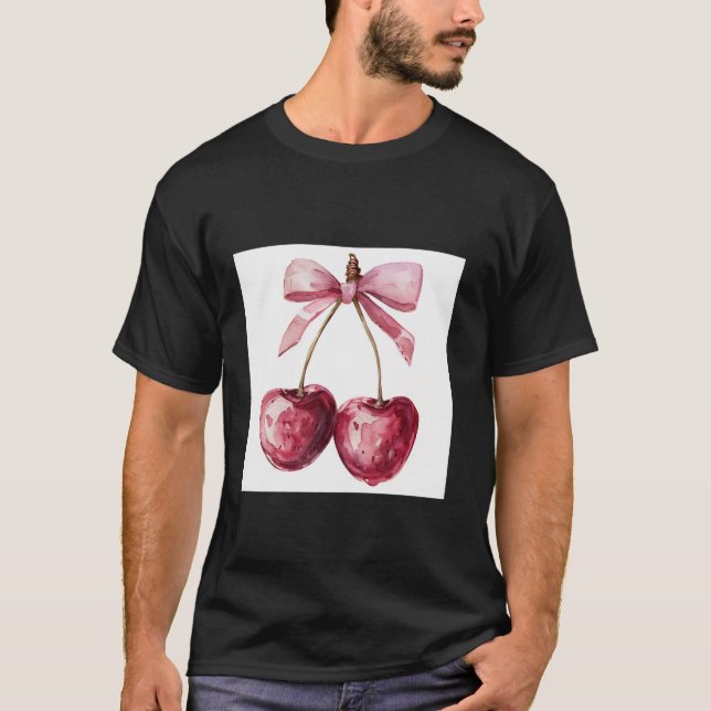 Camiseta Giro en agua coqueta Estético de Bo rosa (Anverso)