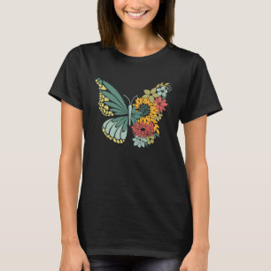 Camiseta Giro Jesús Cruz Fe Esperanza Amor Mariposa Ch