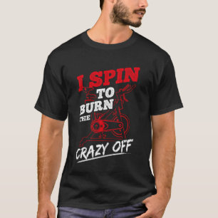 Camiseta Giro para quemar la locura Clase de spinning