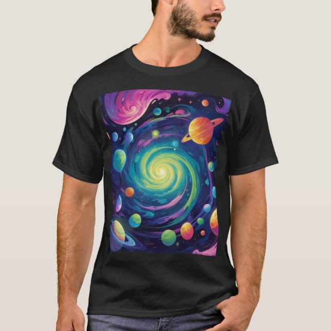 Camiseta Giro planetario (Anverso)