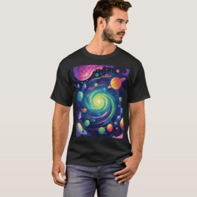 Camiseta Giro Planetario (Graphic T-Shirt  100% cotton unisex standard fit. 
)