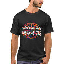 Camiseta GIS/Topógrafo mostrar estilo