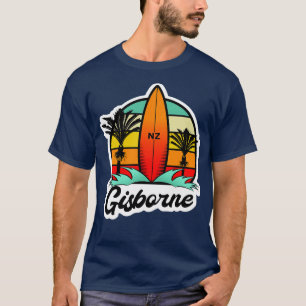 Camiseta Gisborne Surfing New Zealand