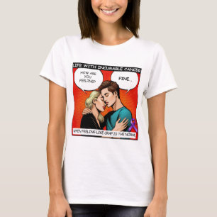 Camiseta GIST paciente con cáncer incurable en quimioterapi