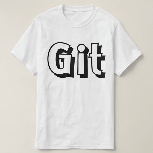 Camiseta Git (Diseño del anverso)