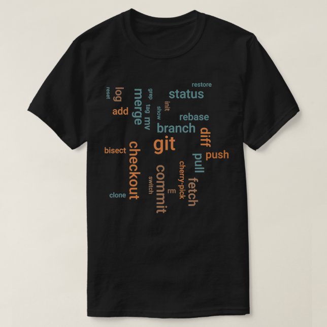 Camiseta Git comanda ingenieros de javascript (Diseño del anverso)