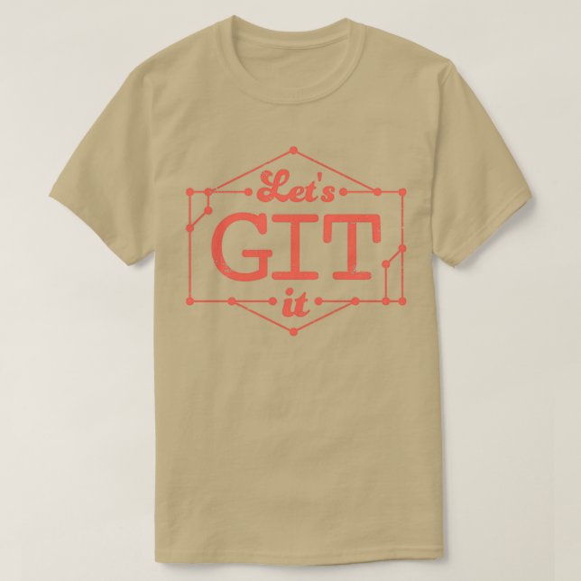 Camiseta Git de programador informático (Diseño del anverso)