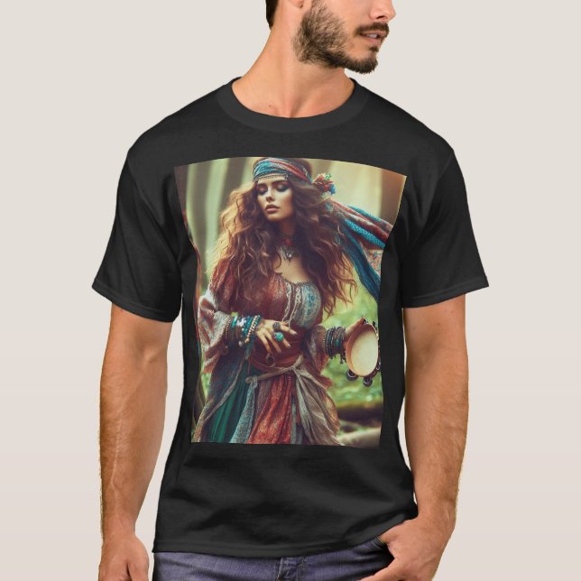 CAMISETA GITANA BAILANDO (Anverso)