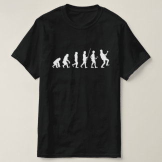 Camiseta Gitarre Gitarrist eGitarre Evolution weiss
