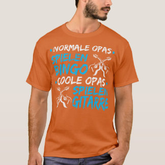 Camiseta Gitarristen Geschenk Opa Lustiges Gitarren Sprche