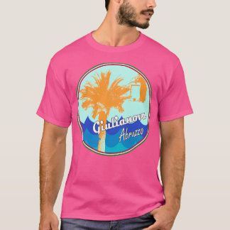 Camiseta Giulianova Abruzzo Italia con olas