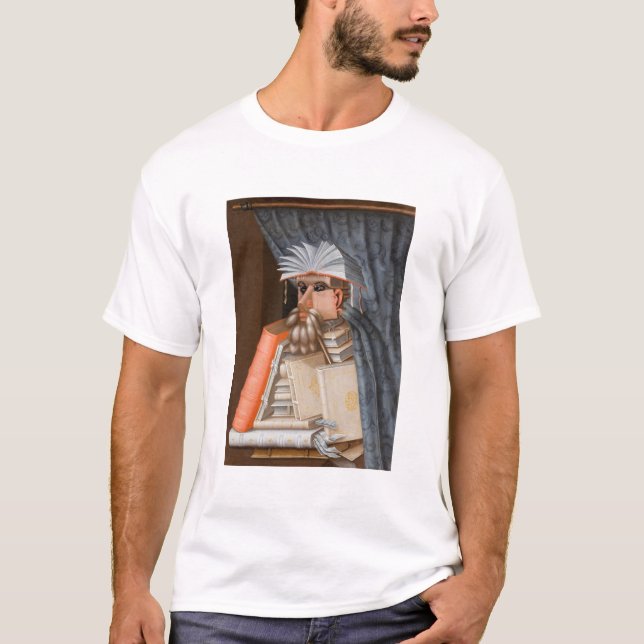 Camiseta Giuseppe Arcimboldo - La bibliotecaria (Anverso)