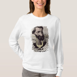 Camiseta Giuseppe Verdi, caricatura, 1860's