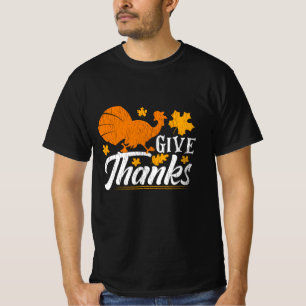 Camiseta Give Thanks Family Kids Matching Thanksgiving Gift