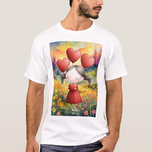 CAMISETA GIVING ALL THE LOVE IN HER HEART (Anverso)