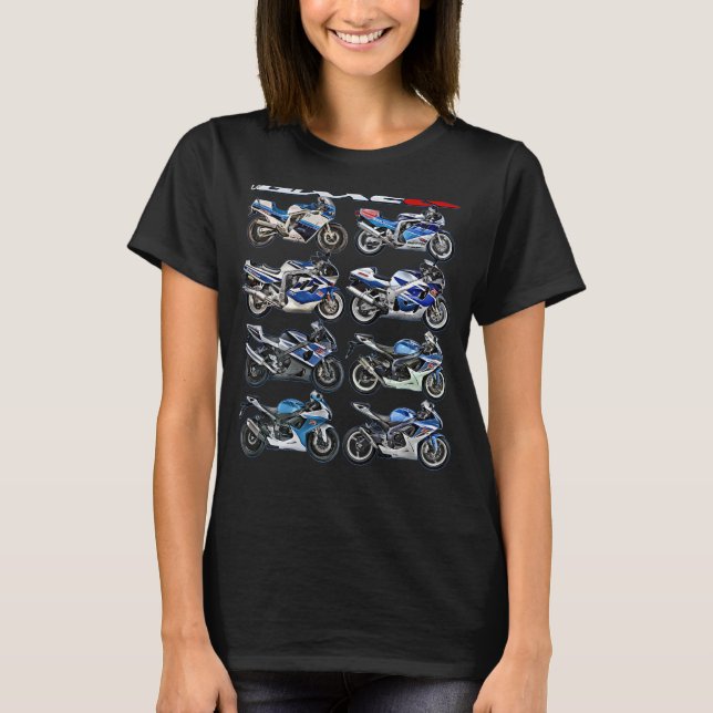 Camiseta Gixxer Evolution GSXR Motor de motocicleta de Carr (Anverso)