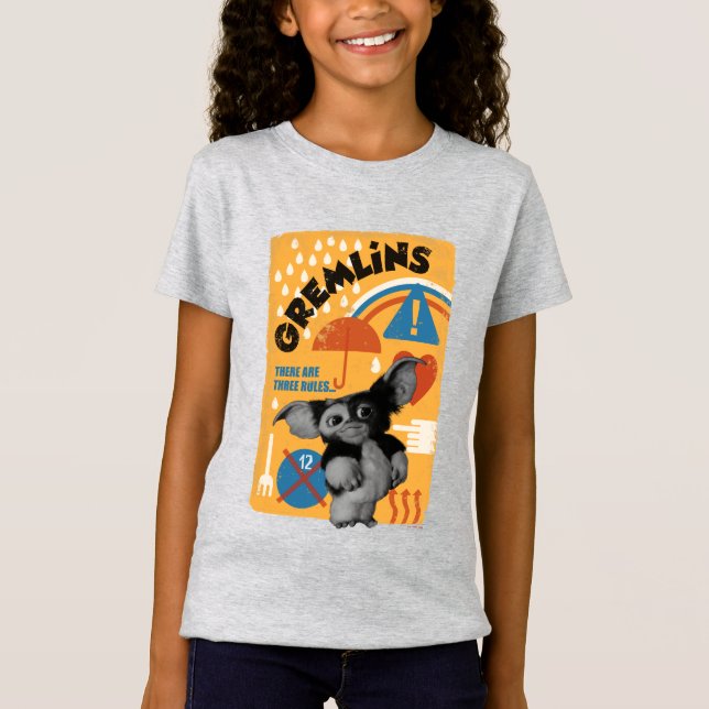 Camiseta Gizmo | Hay Tres Reglas (Anverso)