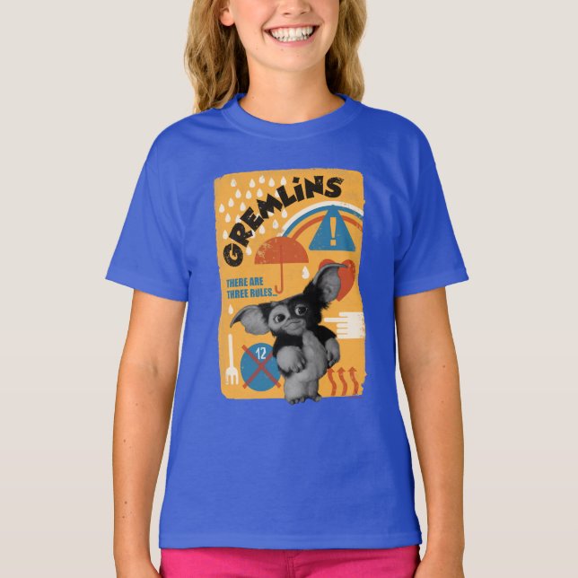 Camiseta Gizmo | Hay Tres Reglas (Anverso)
