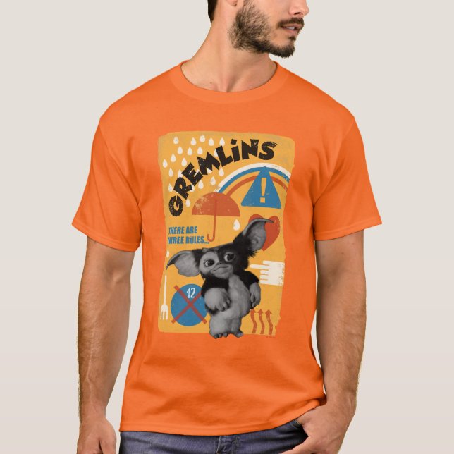Camiseta Gizmo | Hay Tres Reglas (Anverso)