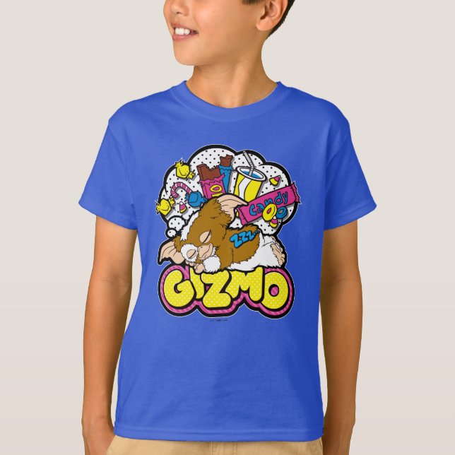 Camiseta Gizmo | Soñando con los dulces (Anverso)
