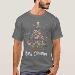 Camiseta GJAw Donkey Árbol de Navidad Pajama Feliz Navidad 