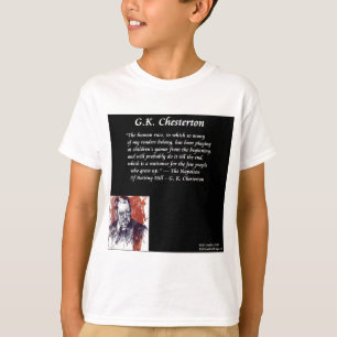Camiseta GK Chesterton & Línea de libro de apertura