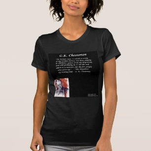 Camiseta GK Chesterton & Línea de libro de apertura