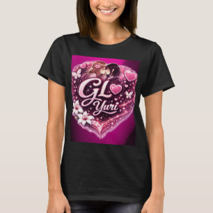 Camiseta GL Yuri Diseño Estético de Anime Girls’ Love
