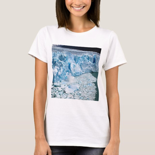 Camiseta Glaciar de Perito Moreno, parque nacional del Los (Anverso)