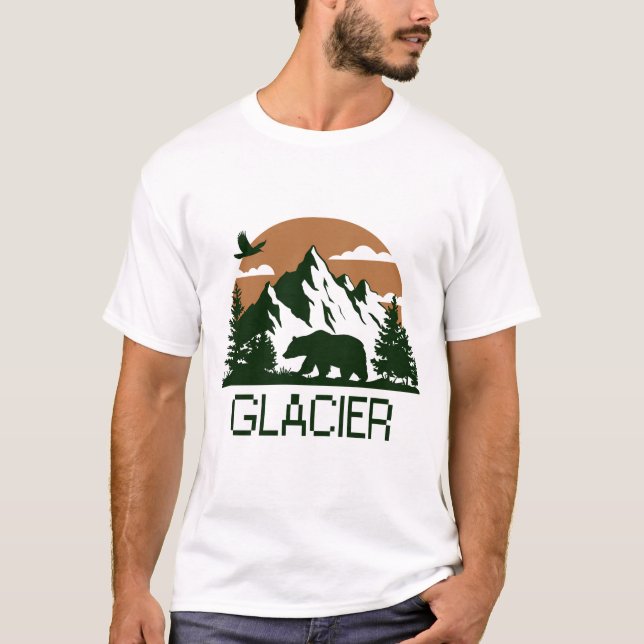 Camiseta Glaciar - Montana (Anverso)