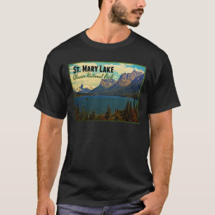 Camiseta Glaciar NP del lago st. Mary