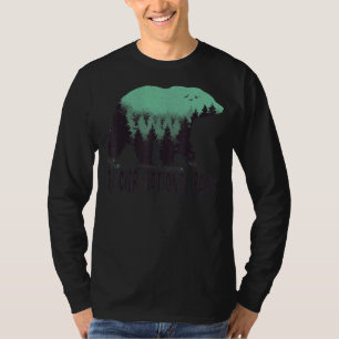Camiseta Glaciar Parque Nacional de Ee.Uu. Árboles de osos 