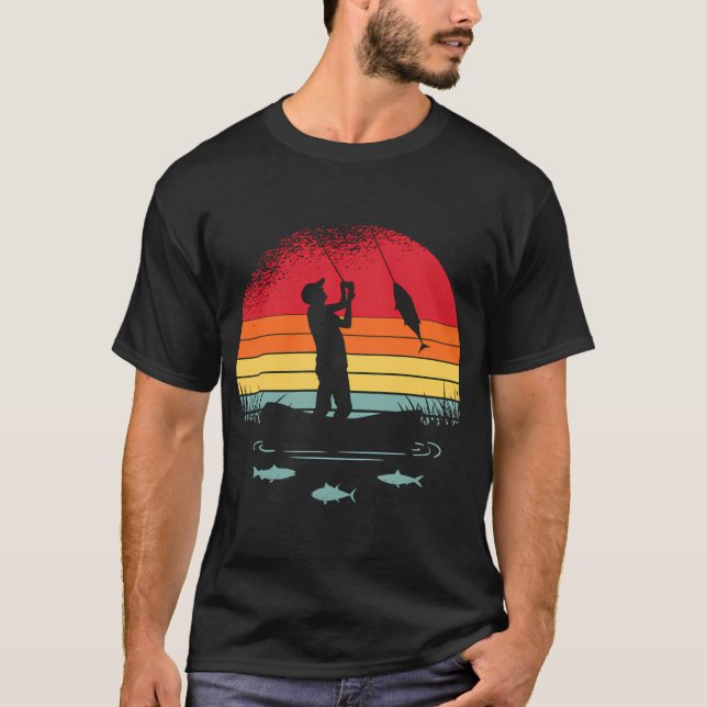 Camiseta Glaciar, pesca con mosca (Anverso)