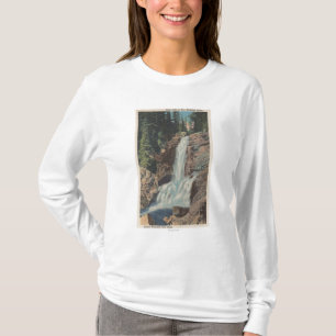 Camiseta Glaciar, TA - vista de las caídas del truco y