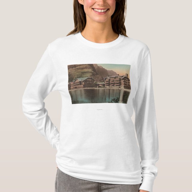 Camiseta Glaciar, TA - vista de los muchos hotel del (Anverso)