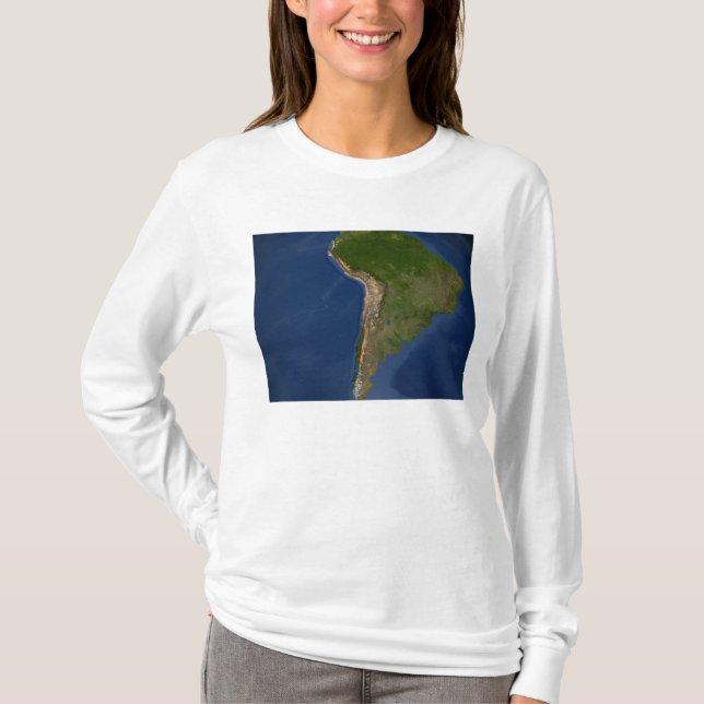 Camiseta Glaciares de regiones de Sudamérica (Anverso)