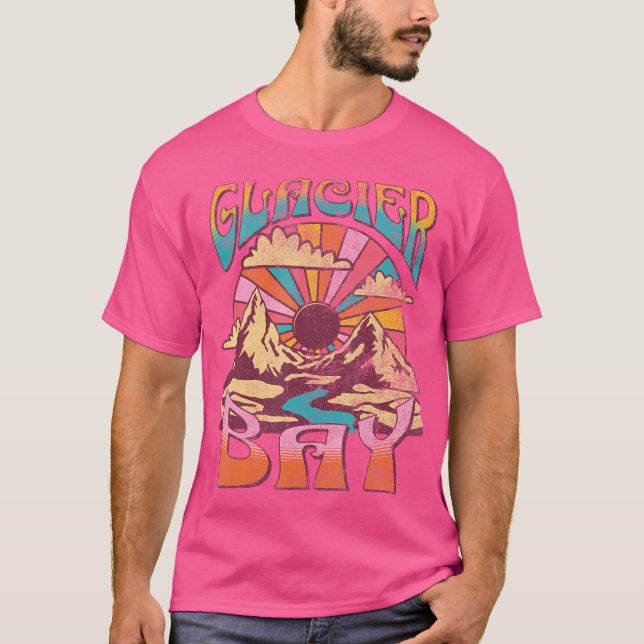 Camiseta Glacier Bay Alaska Naturaleza Senderismo Montañas  (Anverso)
