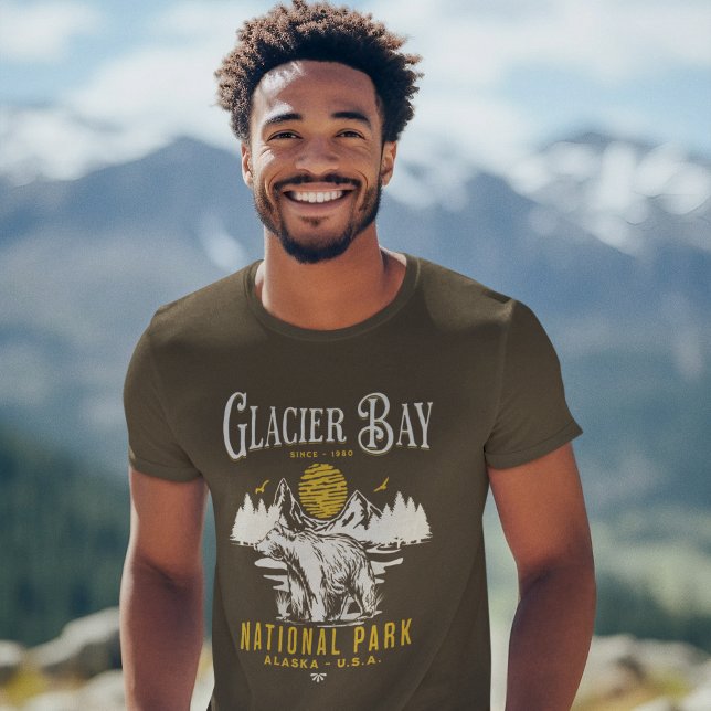 Camiseta Glacier Bay National Park Cute Forest Landscape (Subido por el creador)