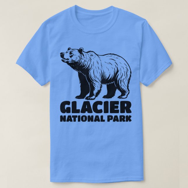 Camiseta Glacier Grizzly Bear (Diseño del anverso)