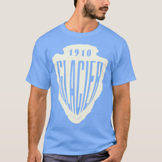 Camiseta Glacier National Park Arrowhead Tan