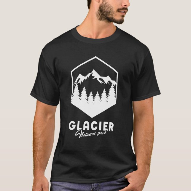 Camiseta Glacier National Park National Park Hiking Vacatio (Anverso)