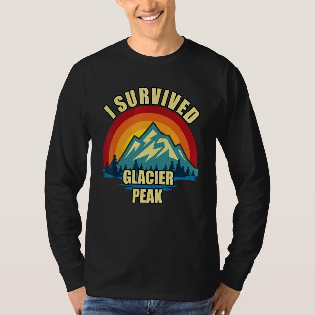 Camiseta Glacier Peak Hiking Mountian Climbing (Anverso)