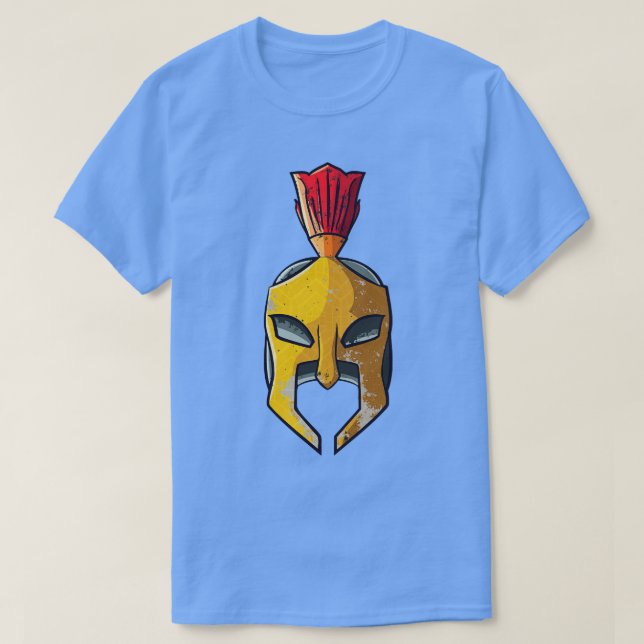Camiseta Gladiador de Guerrero Griego Espartano (Diseño del anverso)