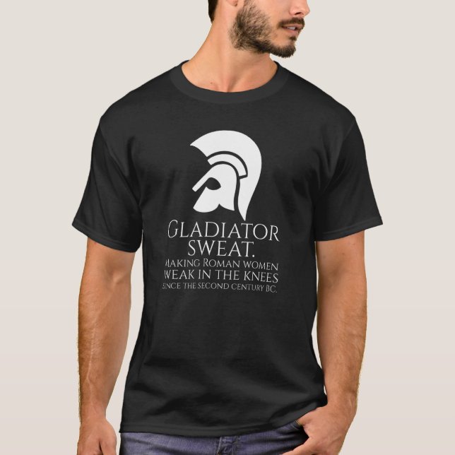 Camiseta Gladiador sudor Historia romana antigua Spqr Roma (Anverso)