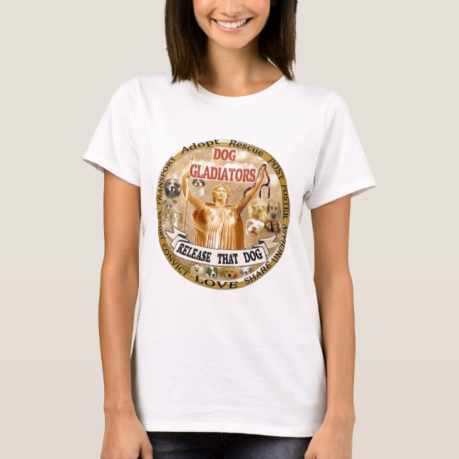CAMISETA GLADIADORES DEL PERRO (Anverso)