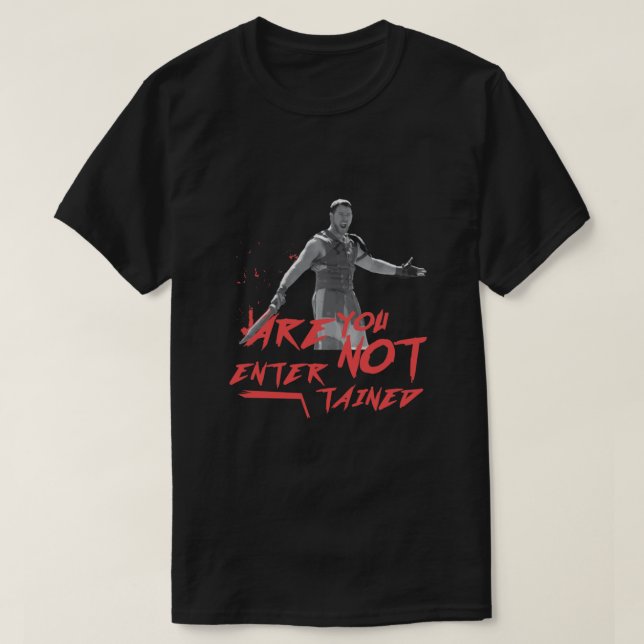 Camiseta Gladiator - Are You Not Entertained! Classic (Diseño del anverso)