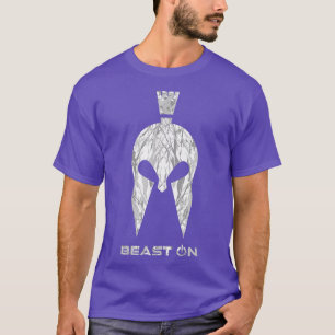 Camiseta Gladiator Helmet Beast On Gym Motivation Fitness