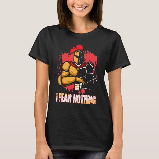 Camiseta Gladiator Warrior Helmet Sword (Anverso)