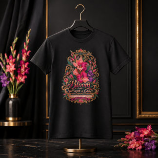 Camiseta Gladiolo Fuerza Eterna Flor de Nacimiento de Agost