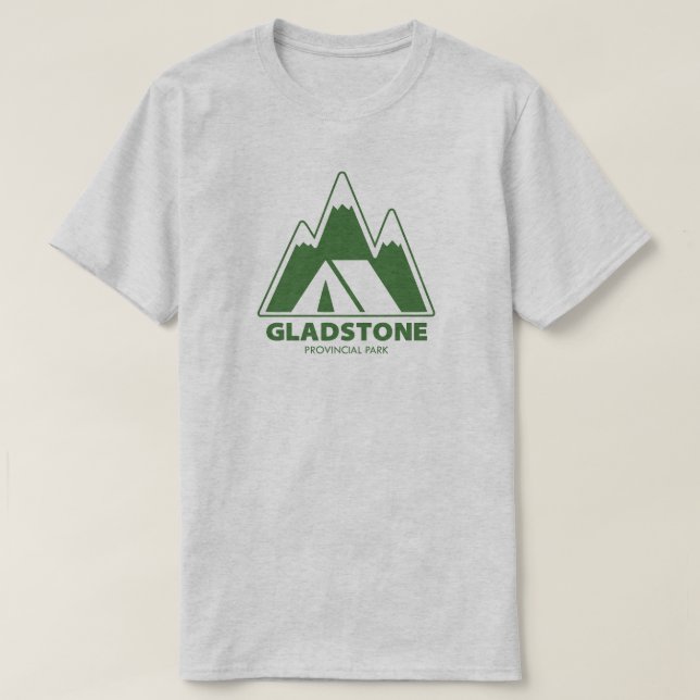 Camiseta Gladstone Provincial Park Mountains Camping (Diseño del anverso)